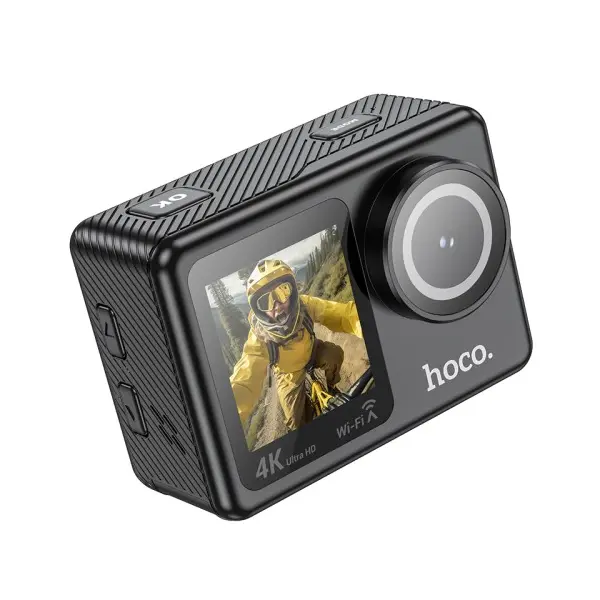 СПОРТИВНА КАМЕРА HOCO DV101 DUAL COLOR SCREEN, ЧОРНИЙ