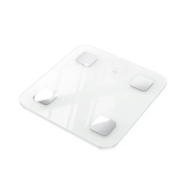 ВАГИ ЕЛЕКТРОННІ HOCO HI21 SMART BODY FAT SCALE, РОЗУМНІ, БІЛИЙ