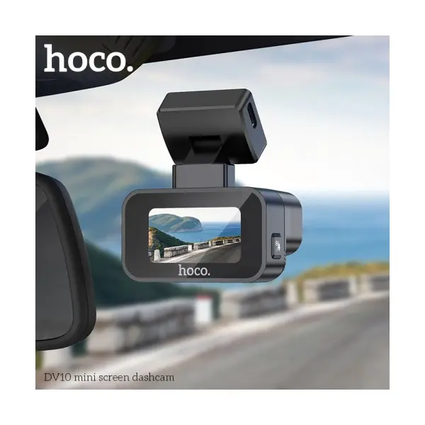 ВІДЕОРЕЄСТРАТОР HOCO DV10 MINI SCREEN DASHCAM, ЧОРНИЙ