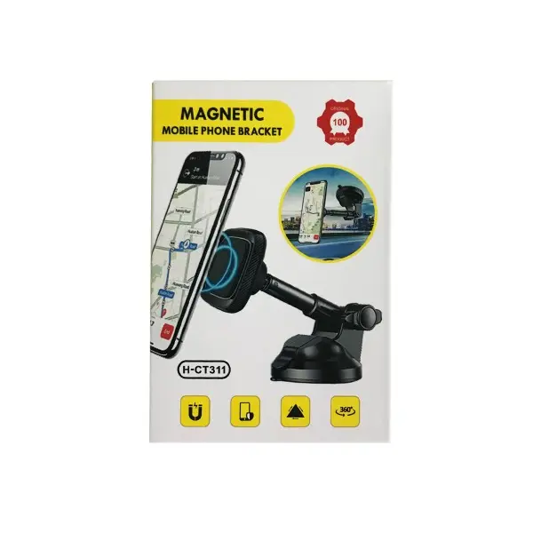 MR4_143711 Автотримач magnetic ct311, чорний-червоний 