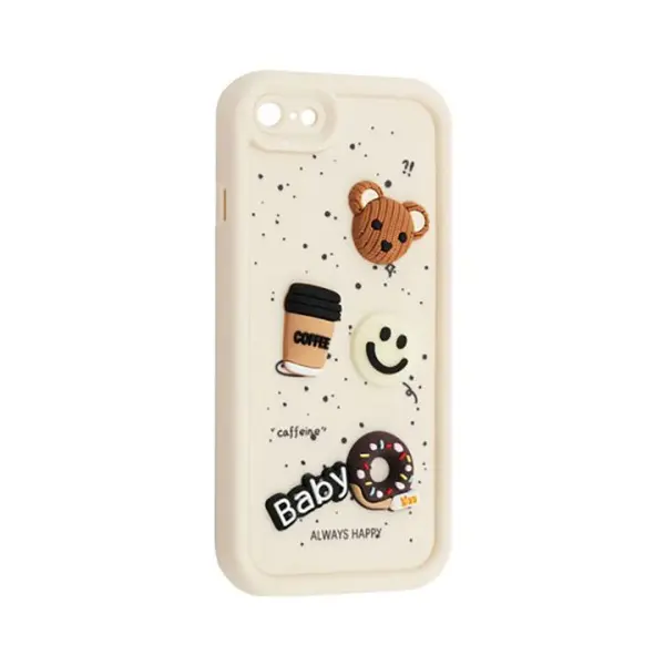 ЧОХОЛ HAPPY DONUT CASE ДЛЯ IPHONE 7, 8, БІЛИЙ