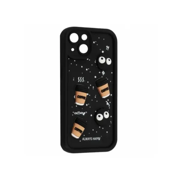 MR4_143772 Чохол happy cookie case для iphone 13, чорний 