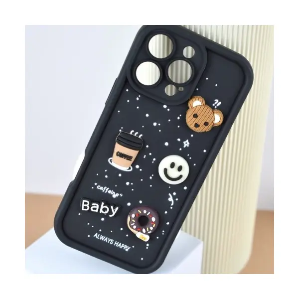 ЧОХОЛ HAPPY COOKIE CASE ДЛЯ IPHONE 16 PRO MAX, БІЛИЙ