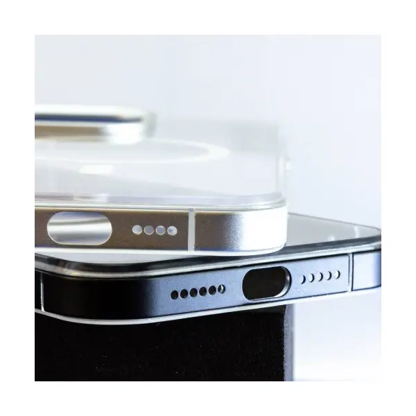 ЧОХОЛ DULERO METAL CLEAR MAGSAFE CASE ДЛЯ IPHONE 16 PRO MAX, СІРИЙ