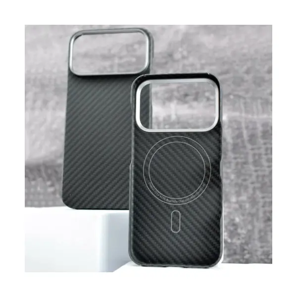 ЧОХОЛ KEVLAR CASE MAGSAFE ДЛЯ IPHONE 17 PRO MAX, ЧОРНИЙ
