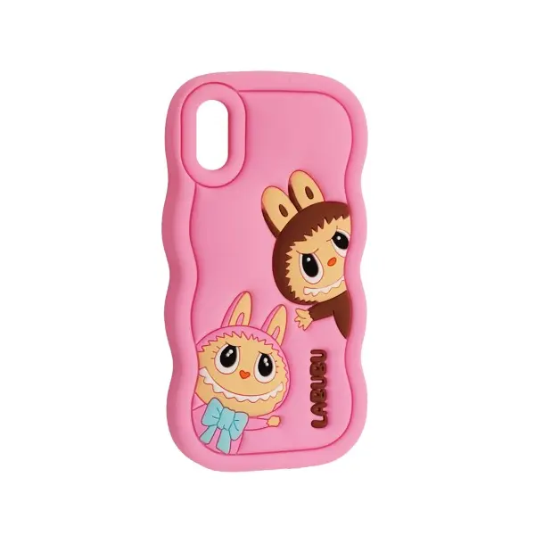 ЧОХОЛ LABUBU CASE ДЛЯ IPHONE X, XS РОЖЕВИЙ