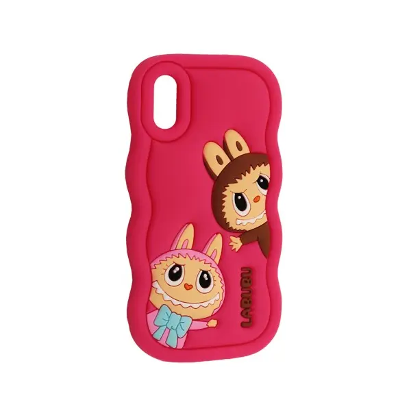 ЧОХОЛ LABUBU CASE ДЛЯ IPHONE XR HOT РОЖЕВИЙ