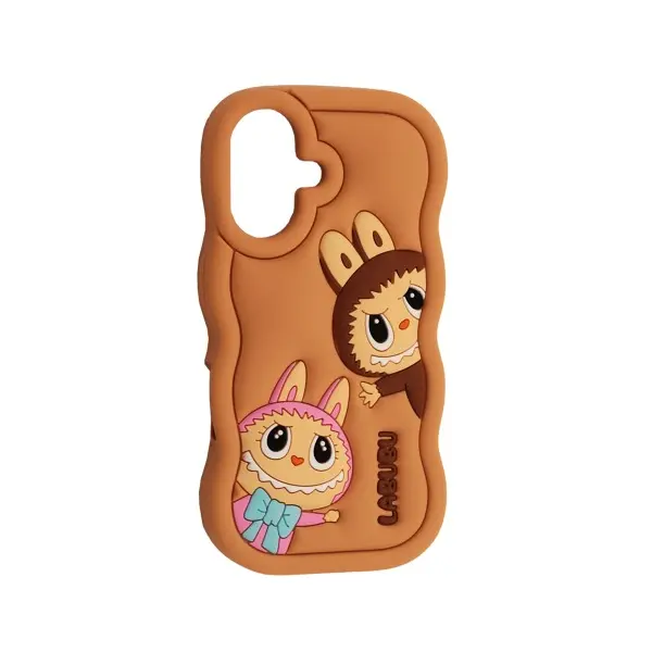 MR4_143843 Чохол labubu case для iphone 16 brown 