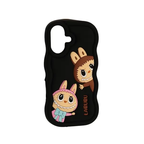 ЧОХОЛ LABUBU CASE ДЛЯ IPHONE 16, ЧОРНИЙ