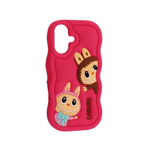 MR4_143848 Чохол labubu case для iphone 16 hot рожевий 