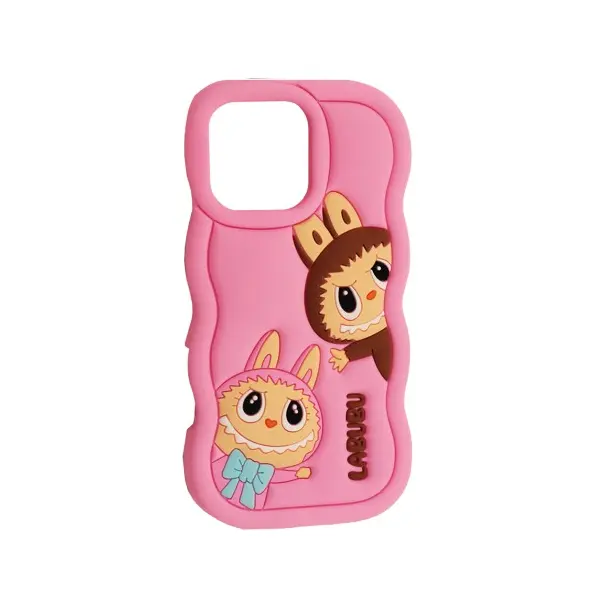 MR4_143857 Чохол labubu case для iphone 16 pro max рожевий 