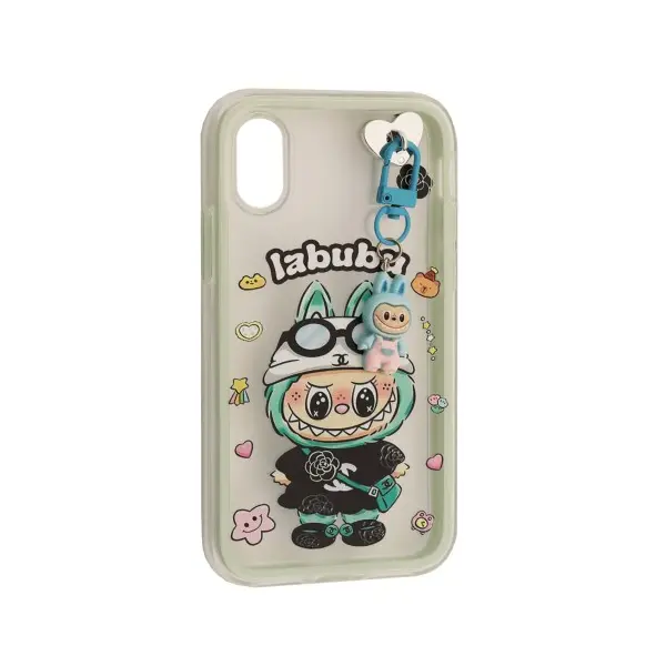 MR4_143863 Чохол labubu (з брелком) для iphone x, xs mint 