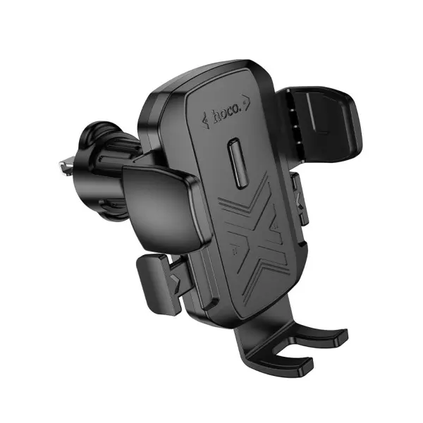 АВТОТРИМАЧ HOCO H64 GAMBLE ONE-BUTTON CAR HOLDER (AIR OUTLET), ЧОРНИЙ