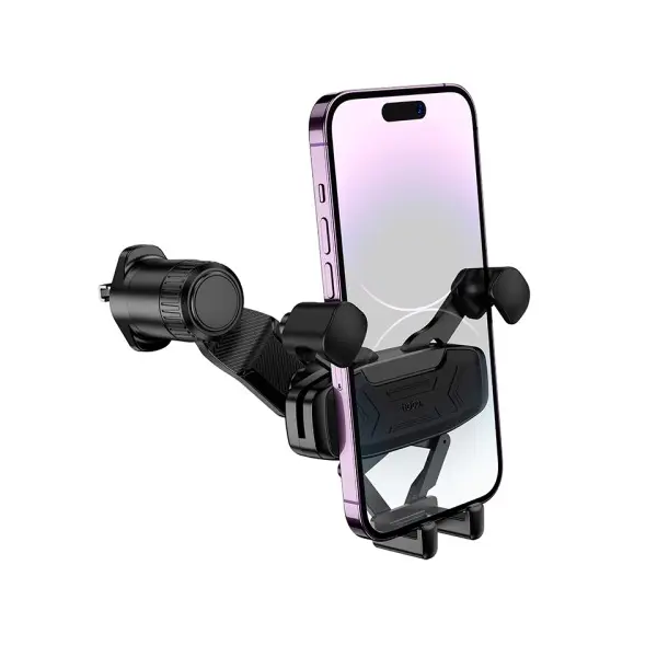 MR4_144053 Автотримач hoco h66 gamble gravity linkage car holder (air outlet), чорний 