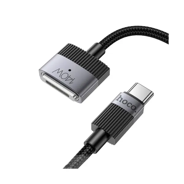 MR4_144056 Кабель pd hoco u141 magnetic charging cable type-c to mag3 140w (28v, 5a) 1.8m, чорний 