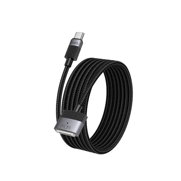 MR4_144056 Кабель pd hoco u141 magnetic charging cable type-c to mag3 140w (28v, 5a) 1.8m, чорний 