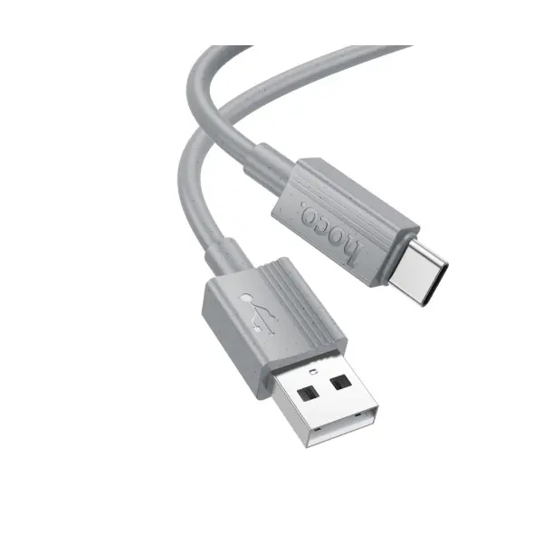 MR4_144028 Кабель hoco x107 favor charging data cable type-c 3a, 1m, сірий 