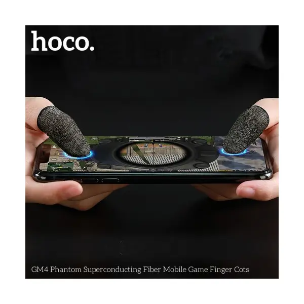 НАПАЛЬЧНИКИ ДЛЯ ГРИ HOCO GM4 PHANTOM, ЧОРНИЙ