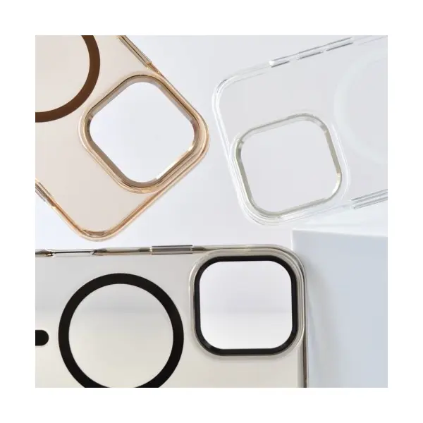 ЧОХОЛ SILVER SHIELD MAGSAFE ДЛЯ IPHONE 17 PRO TRANSPARENT ПОМАРАНЧЕВИЙ