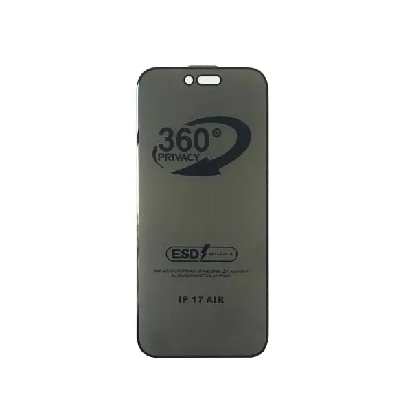 ЗАХИСНЕ СКЛО PRIVACY ANTI-STATIC 360 ДЛЯ IPHONE 17 AIR (ТЕХ. ПАК)
