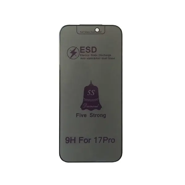 MR4_144251 Захисне скло esd privacy glass для iphone 17 pro, чорний (тех. пак) 