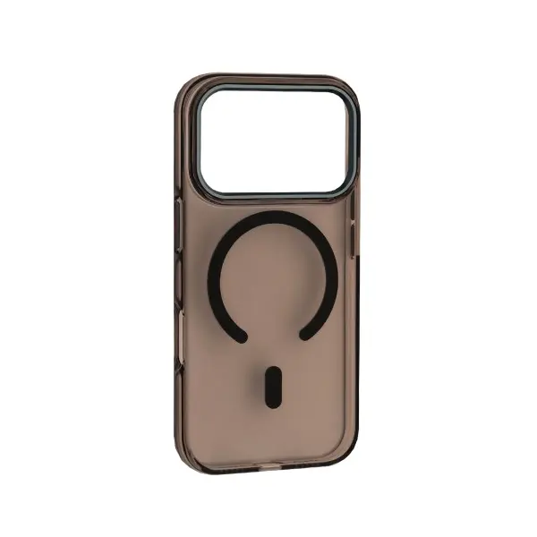 MR4_144277 Чохол silver shield magsafe для iphone 17 pro max transparent, чорний 
