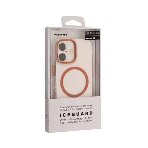 ЧОХОЛ SILVER SHIELD MAGSAFE ДЛЯ IPHONE 17 PRO TRANSPARENT, ЧОРНИЙ