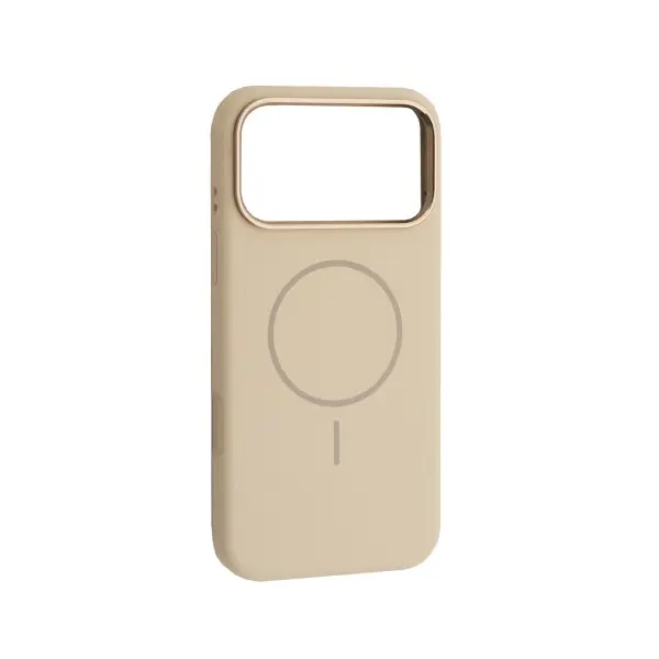 ЧОХОЛ LIQUID SILICONE CASE METAL CAMERA MAGSAFE ДЛЯ IPHONE 17 PRO ANTIQUE, БІЛИЙ