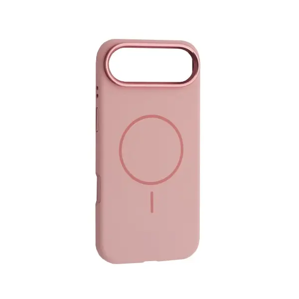 ЧОХОЛ LIQUID SILICONE CASE METAL CAMERA MAGSAFE ДЛЯ IPHONE 17 AIR РОЖЕВИЙ