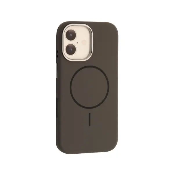 MR4_144130 Чохол liquid silicone case metal camera magsafe для iphone 17, сірий 