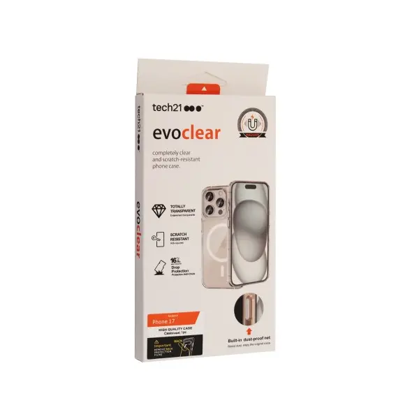 MR4_144288 Чохол evo clear magsafe case для iphone 17 pro transparent 