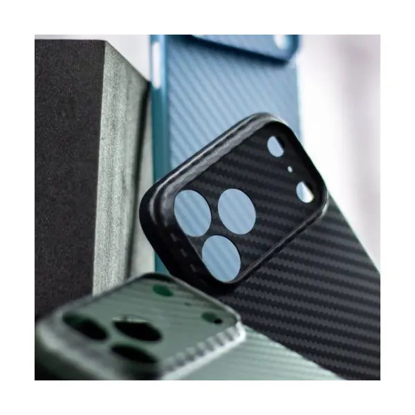 ЧОХОЛ KZDOO AIR CARBONE ДЛЯ IPHONE 16 PRO MAX, ЧОРНИЙ