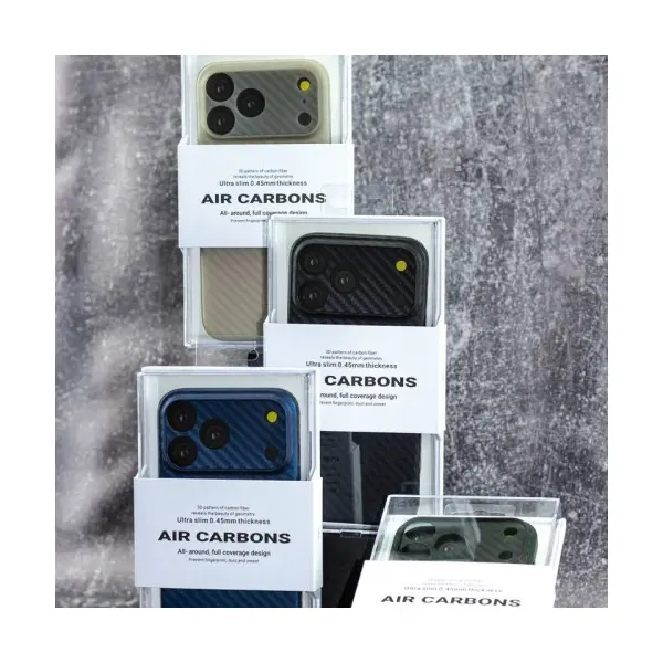 MR4_144291 Чохол kzdoo air carbone для iphone 16 pro max, чорний 