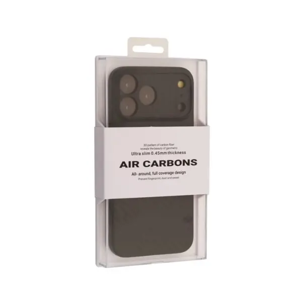 MR4_144293 Чохол kzdoo air carbone для iphone 17 pro max, чорний 