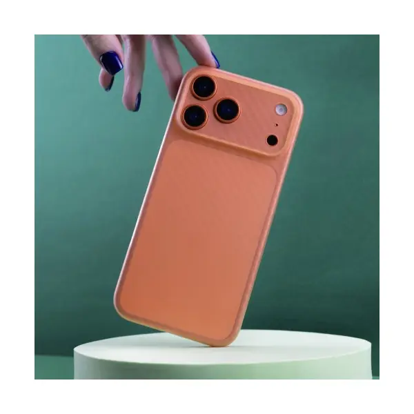 ЧОХОЛ KZDOO AIR CARBONE ДЛЯ IPHONE 17 PRO MAX, ЧОРНИЙ