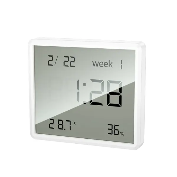 MR4_144371 Електронний годинник hoco hx41 indoor electronic clock with hygrothermometer, білий 