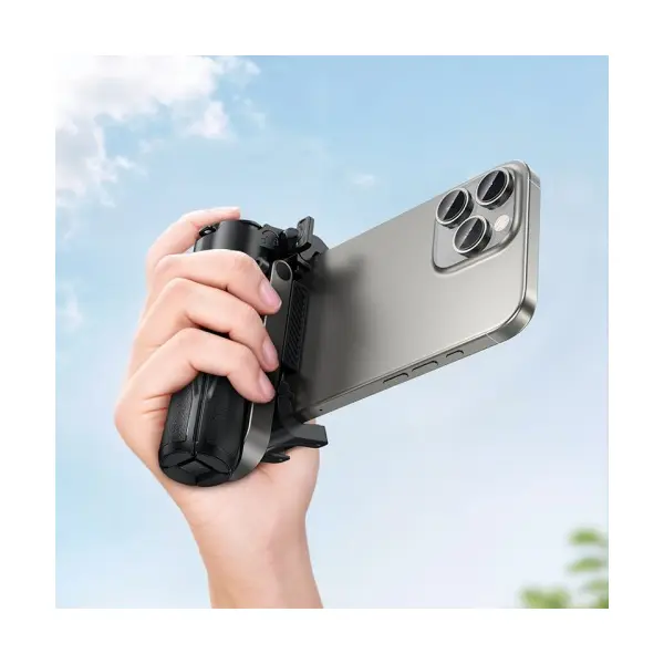 MR4_144373 Селфі-палиця трипод hoco k27 magic portable mini live broadcast stand, чорний 