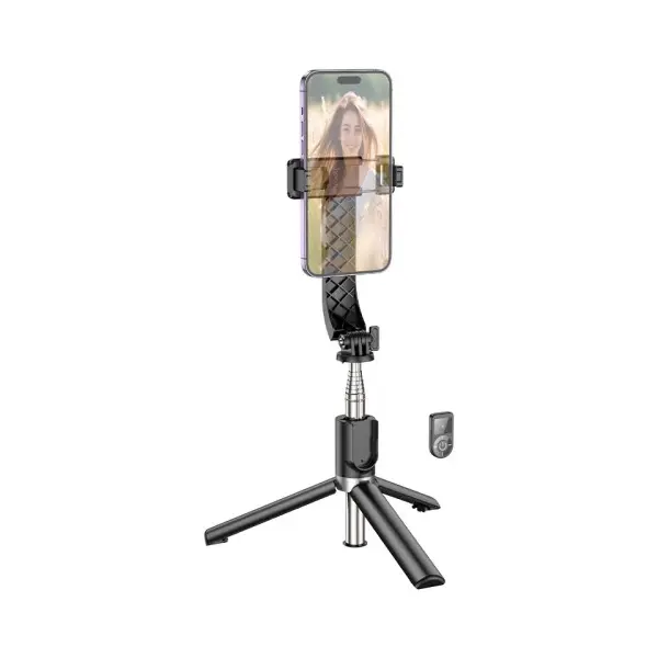 СЕЛФІ-ПАЛИЦЯ ТРИПОД HOCO K20 PRIOR LIVE BROADCAST HOLDER, ЧОРНИЙ