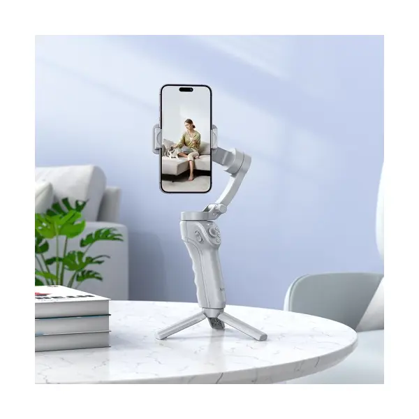 СТЕДІКАМ-ТРИПОД HOCO K24 SUPPORT 3-AXIS SMART GIMBAL, СІРИЙ