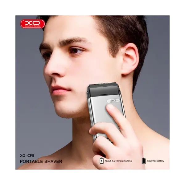 БРИТВА XO CF8 RECIPROCATING TWIN HEAD SHAVER, СІРИЙ