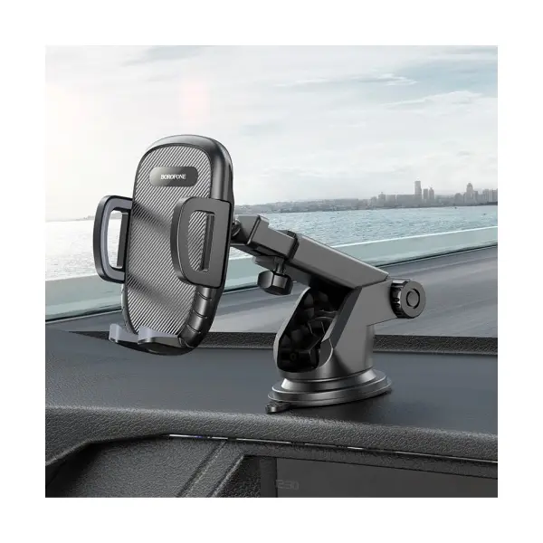 АВТОТРИМАЧ BOROFONE BH53 WINDY CENTER CONSOLE CAR HOLDER, ЧОРНИЙ