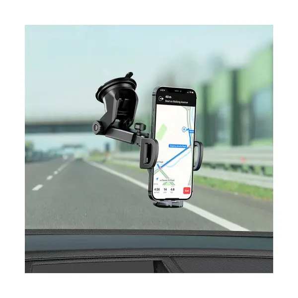 АВТОТРИМАЧ BOROFONE BH53 WINDY CENTER CONSOLE CAR HOLDER, ЧОРНИЙ