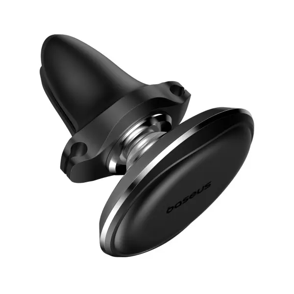 MR4_144171 Автотримач baseus magnetic car mount phone holder with cable clip air vent, чорний c40141201113-00 