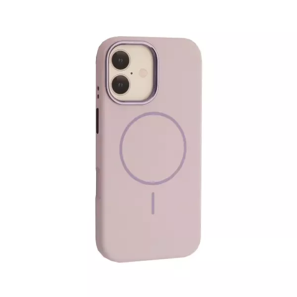 MR4_144129 Чохол liquid silicone case metal camera magsafe для iphone 17 morandi пурпуровий 