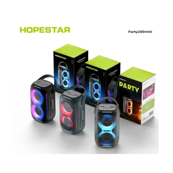 КОЛОНКА BLUETOOTH HOPESTAR PARTY200MINI LED 20W СИНІЙ