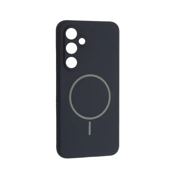 MR4_144488 Чохол silicone case luxury magsafe для samsung s25 midnight синій 