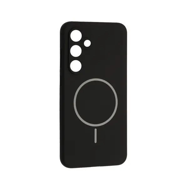 ЧОХОЛ SILICONE CASE LUXURY MAGSAFE ДЛЯ SAMSUNG S25+, ЧОРНИЙ