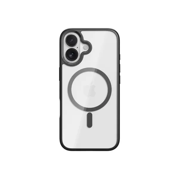 MR4_144628 Чохол rock guard transparent magnetic (anti-drop lens protection) для iphone 17, чорний 