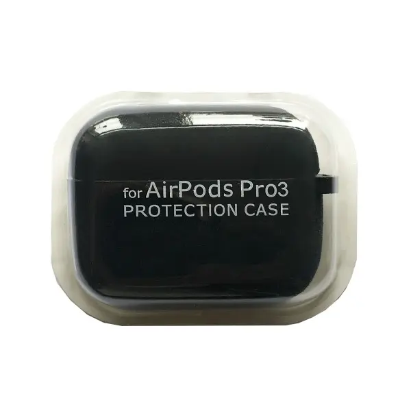 MR4_144588 Чохол для airpods pro 3 silicone case, microfiber, чорний 
