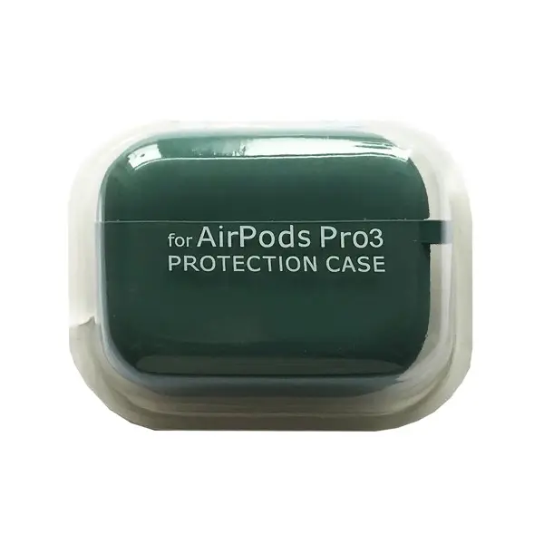 MR4_144603 Чохол для airpods pro 3 silicone case, microfiber pine зелений 